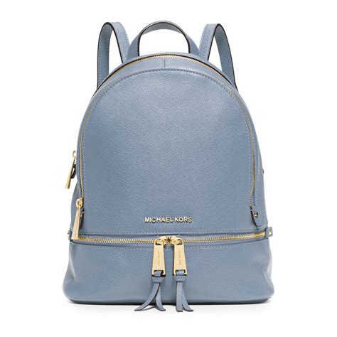 michael kors rhea blue|Michael Kors rhea backpack small.